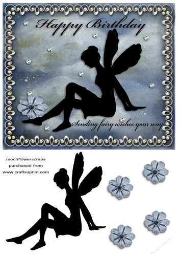 Fairy wishes card 