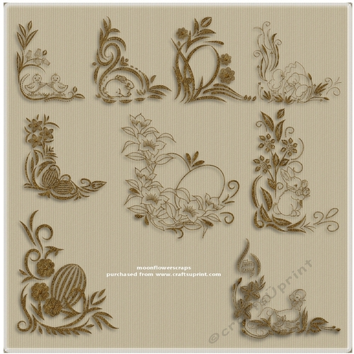 Easter corner elements