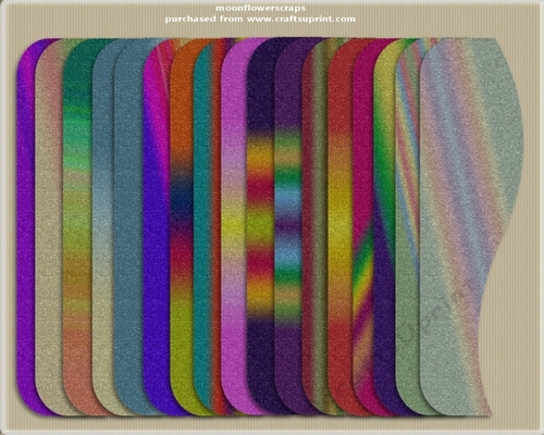 Rainbow Glitter Borders 2