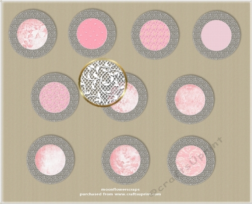 Lace border mats