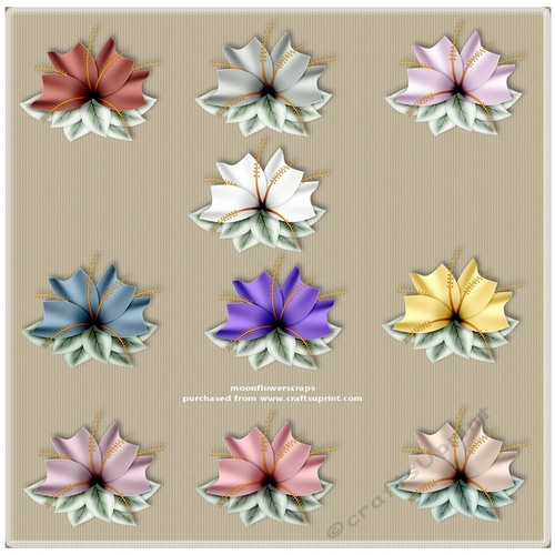 Pastel flowers