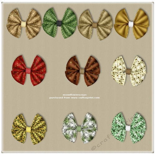 Christmas bows 1