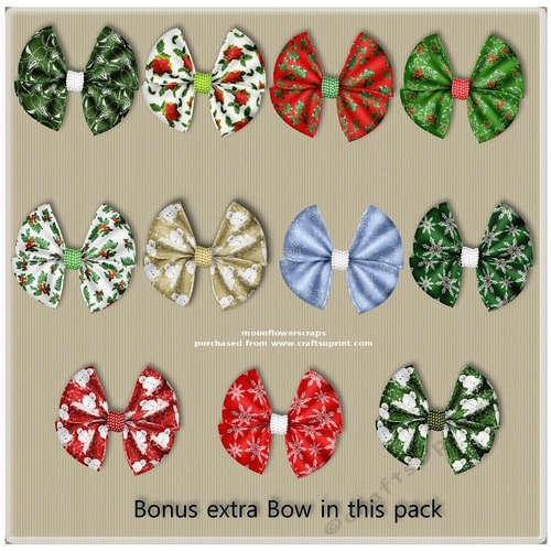 Christmas bows 2