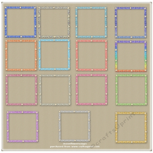 lace pearl trim border frames 