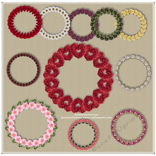 Floral frame mix