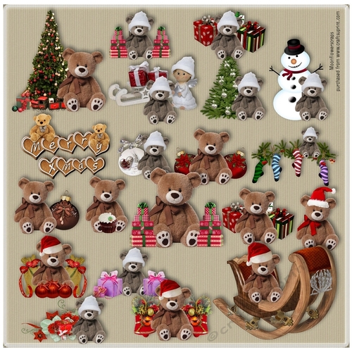 Xmas bears 1