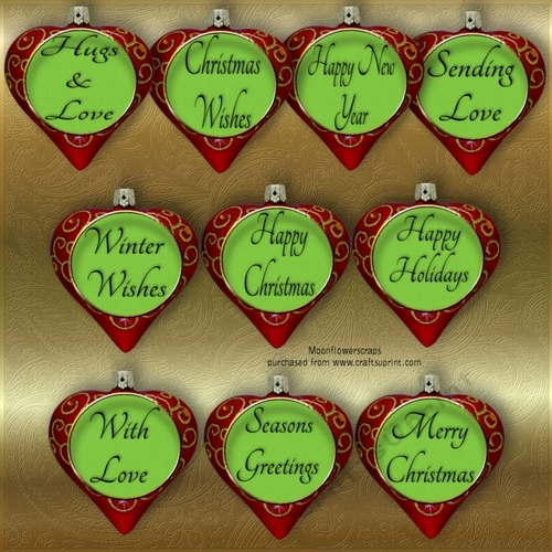 From the heart Baubles  