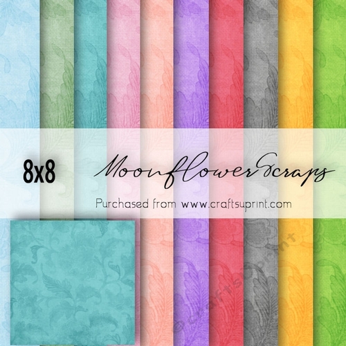 Pastel floral backgrounds 8x8
