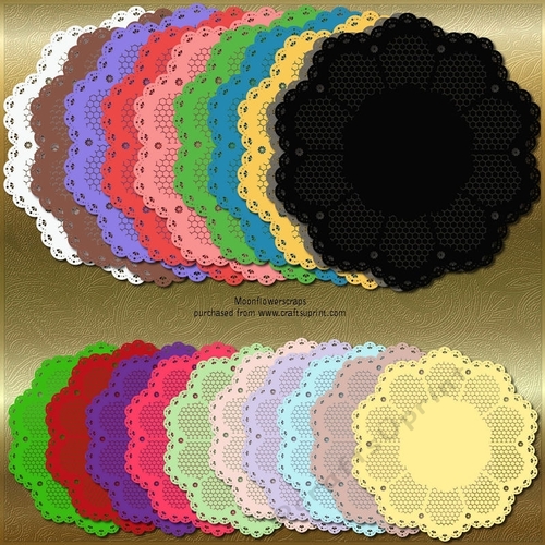 Beautiful delicate Doilies 
