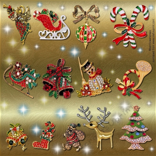 Ho Ho Ho Christmas Elements 