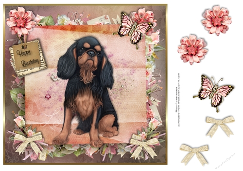 Happy Birthday King charles Spaniel 