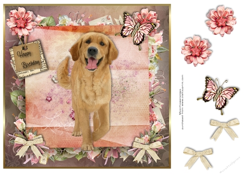 Happy Birthday Golden retriver