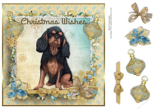 Christmas Wishes King Charles Spaniel 