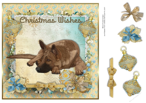 Christmas Wishes German Shepherd