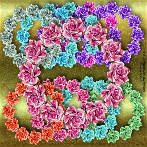 silk rose rings 