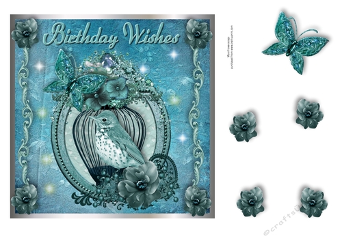 Birthday wishes bird 
