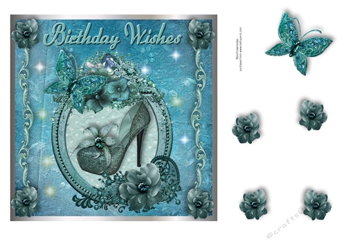 Birthday wishes shoe 