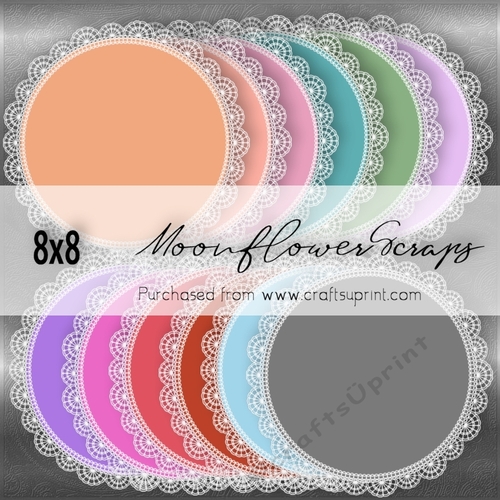 8x8 Lace border mats 