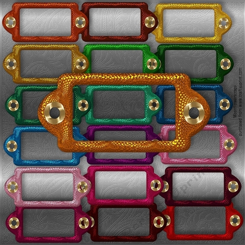 Metallic name plates 