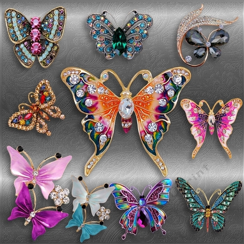Beautiful Jewel butterflies