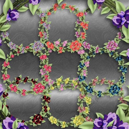 Spring floral wreaths 