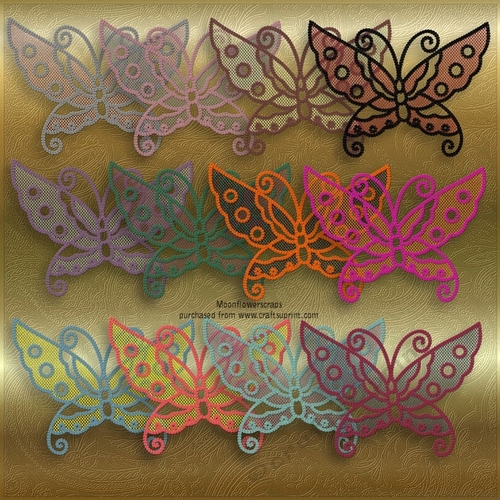 Lace Butterflies 