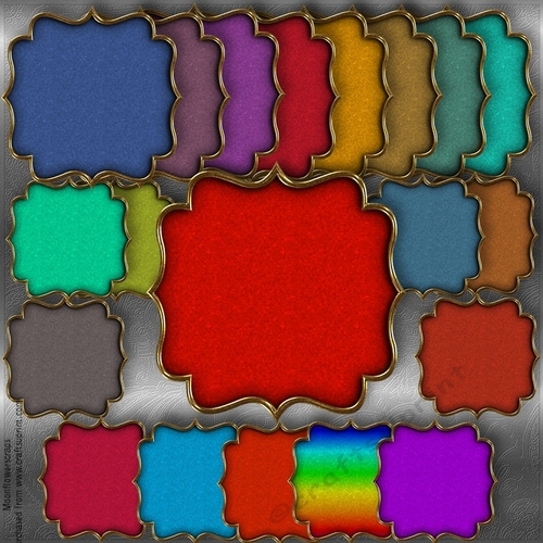 8x8 Gold trim mats