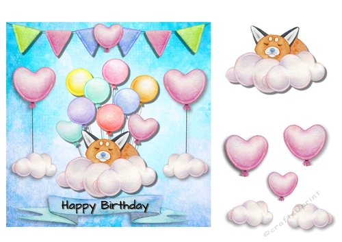 7x7 Happy Birthday foxy 
