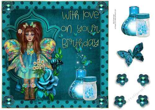 8x8 Butterfly Fairy 