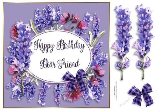 8x8 Lavender Wishes