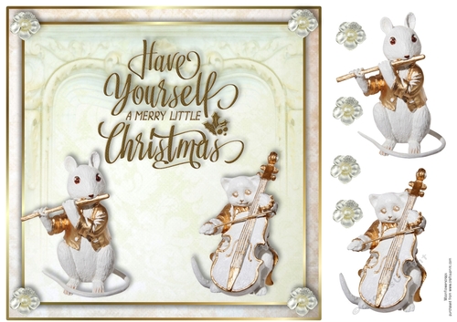 8x8 Have yourself a merry little Christmas 