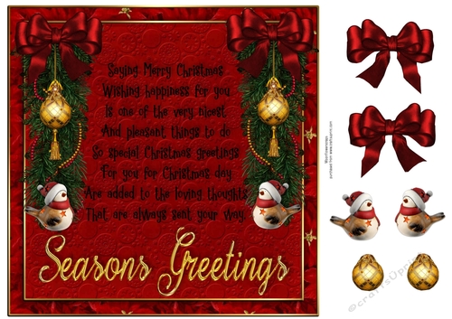 8x8 Seasons Greetings