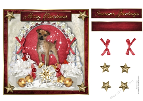 Merry Christmas Dog 1