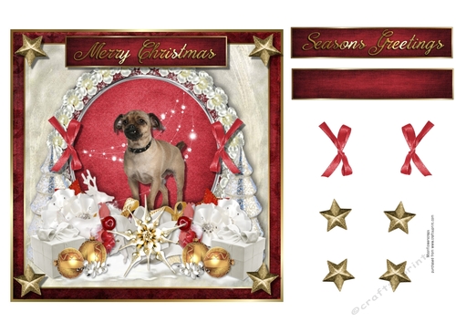 Merry Christmas Dog 3