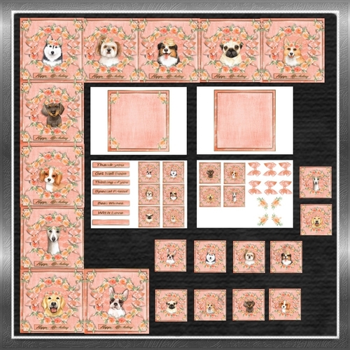 Peach Party Pup Mega Bumper Kit 