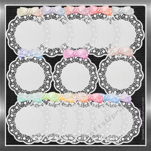Pretty Bow Doilys