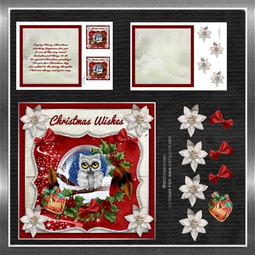 8x8 Mini Kit Owl Wishes 