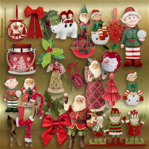 Designer resource Christmas Element mix 1