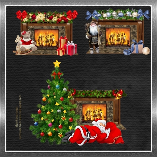 Christmas Fireplaces