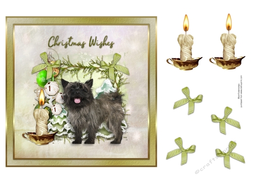 Christmas Wishes Cute Puppy 3