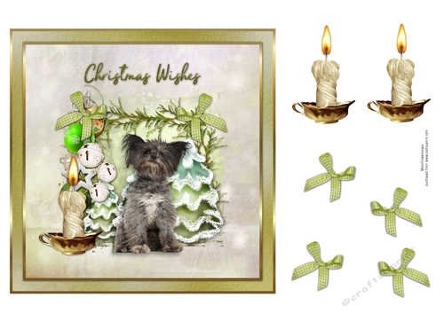 Christmas Wishes Cute Puppy 7