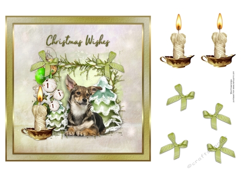 Christmas Wishes Cute Puppy 8