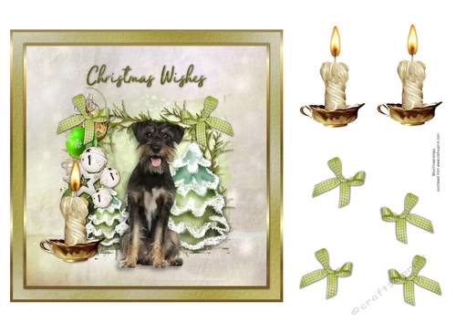 Christmas Wishes Cute Puppy 9