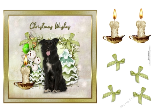 Christmas Wishes Cute Puppy 10