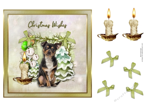 Christmas Wishes Cute Puppy 11