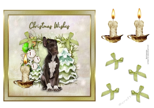 Christmas Wishes Cute Puppy 13