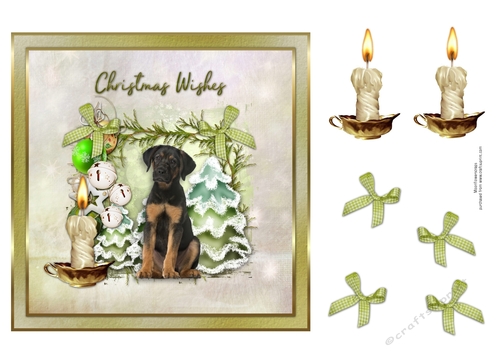 Christmas Wishes Cute Puppy 14