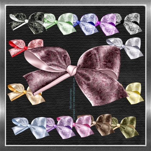 Lace Trim Bows 1