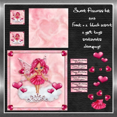 Sweet Princess Birthday Kit 