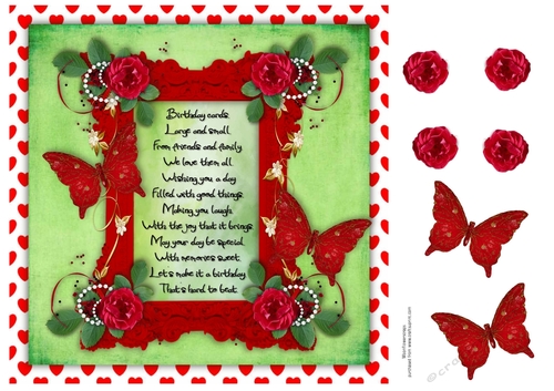 8x8 Birthday Butterflies